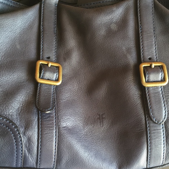 Navy Frye Lily Tote - Picture 6 of 8